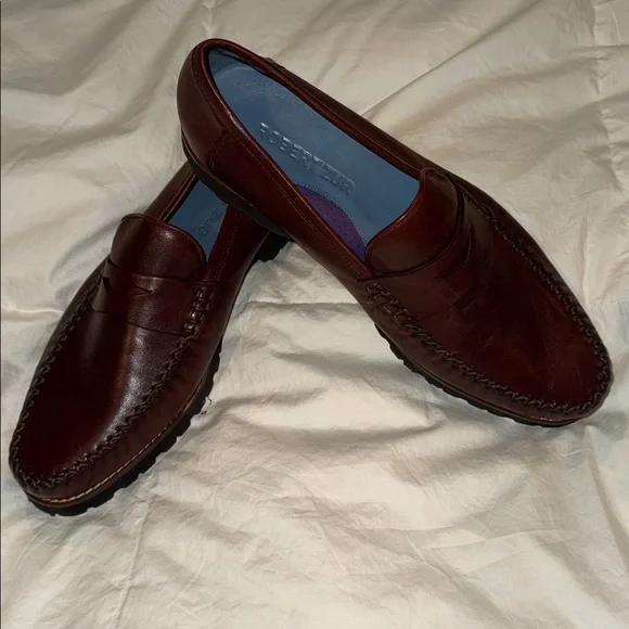 New!!without box Robert Zur Dillon True Glove Penny Loafers Luggage Men’s 11m